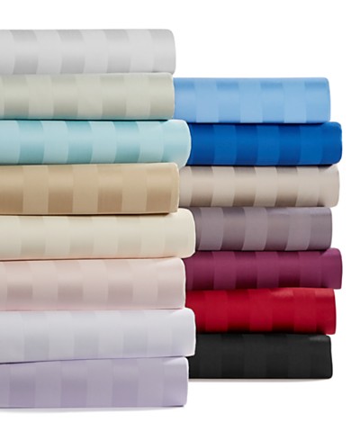 Fairfield Square Collection Brookline Woven Stripe 1400-Thread Count 6-Pc. Sheet  Set, Queen - Macy's