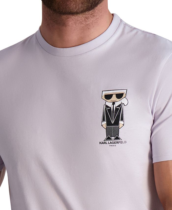 KARL LAGERFELD PARIS Men's SlimFit Kocktail Karl Graphic ShortSleeve