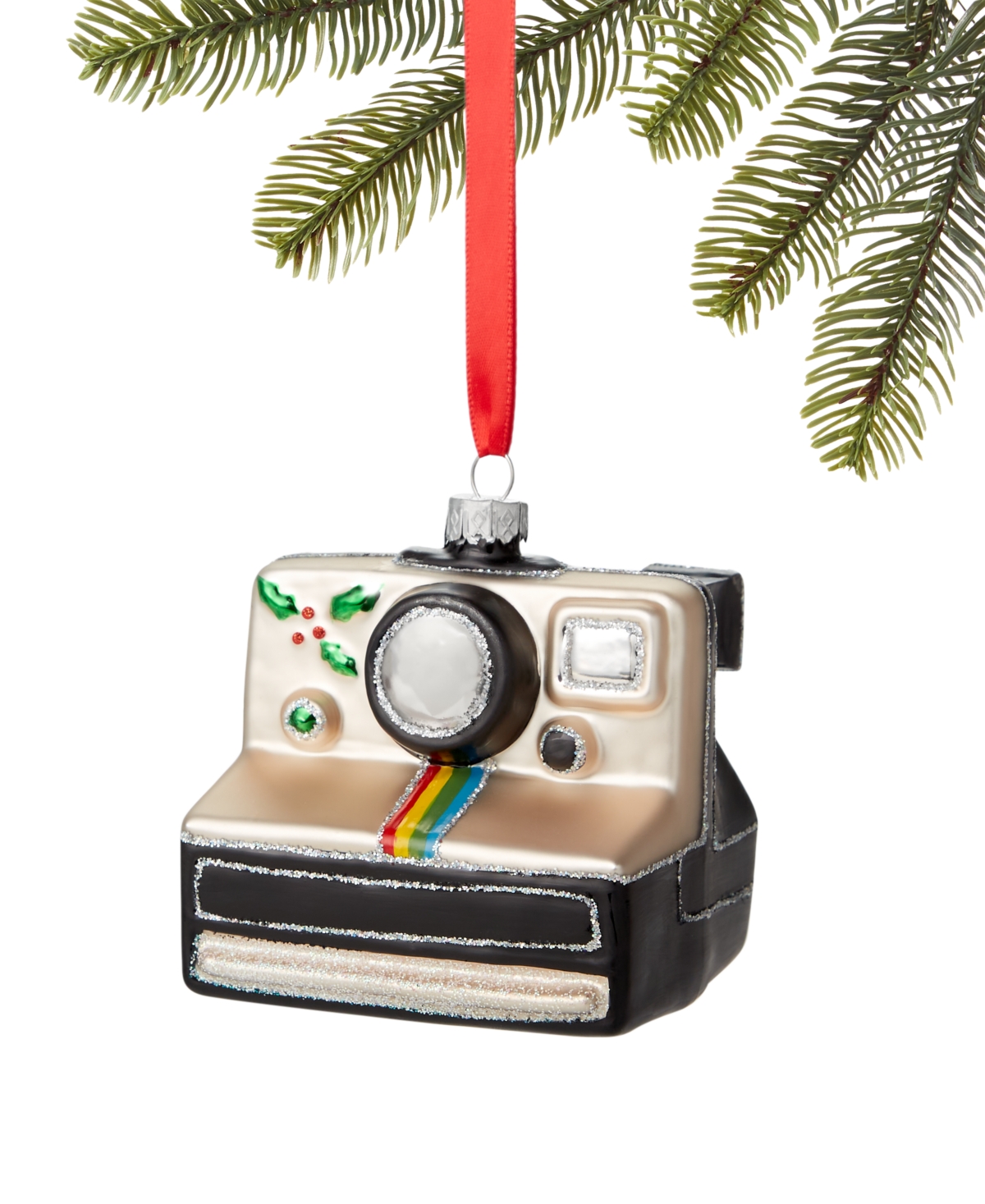 Holiday Lane Retro Holiday Polaroid Camera Ornament, Created For Macy's In No Color