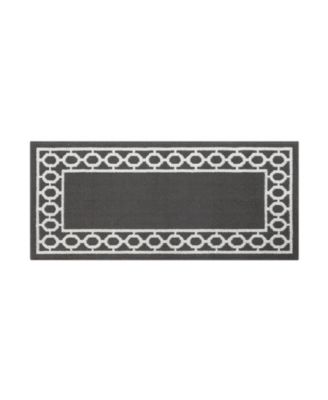 Christine Trellis Border Tufted Runner Rugs
