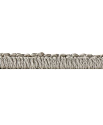 Jean Pierre Double Line Border Tufted - Machine Washable Runner Rug, 26" x 45"