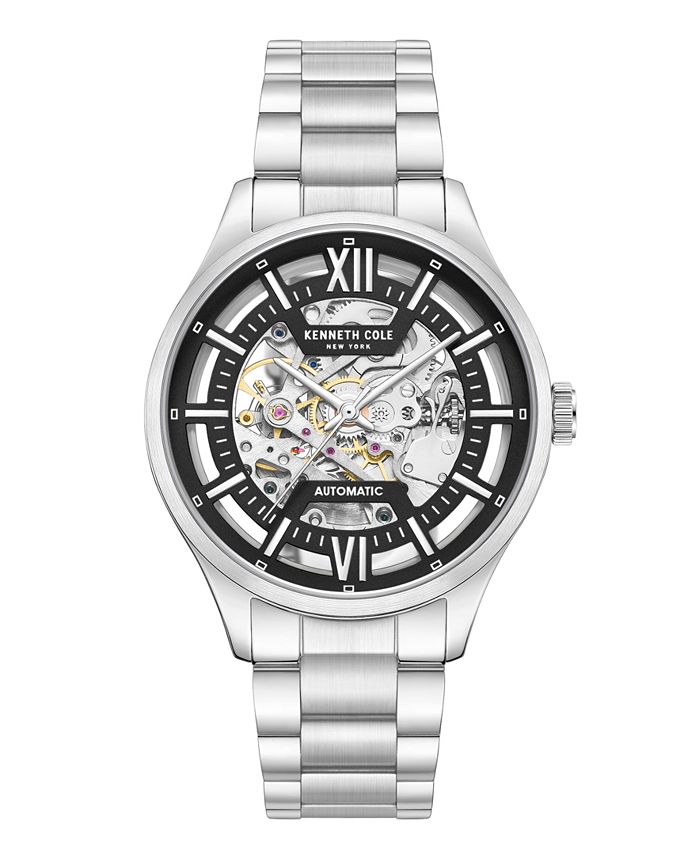Kenneth Cole New York Men s Automatic Silver Tone Stainless Steel