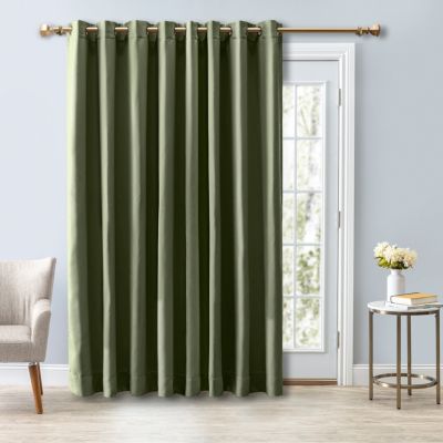 Ultimate Blackout Grommet Patio Curtain Panel 112"W x 84"L