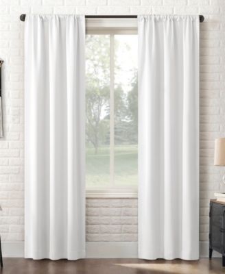Bergen Theater Grade Extreme 100% Blackout Rod Pocket Single Curtain Panel Collection