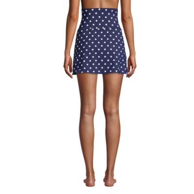 Women's Tummy Control Ultra High Waisted Modest Swim Skirt Swim Bottoms