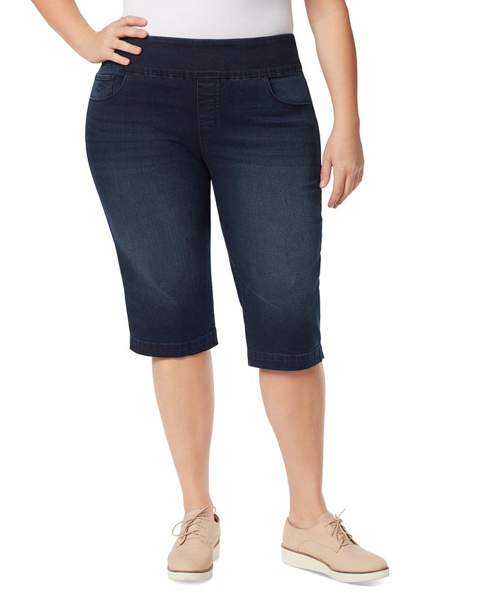 Gloria Vanderbilt Women's Tummy-Control Pull-On Slim Trousers, Regular,  Short & Long - Macy's