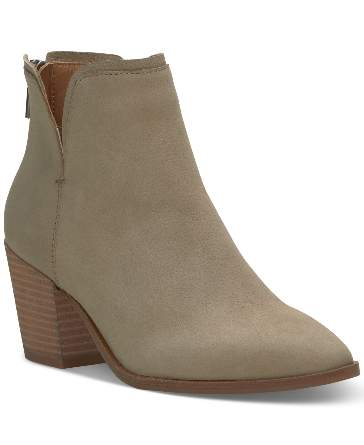 Lucky Brand Women's Beylon Cutout Ankle Booties In Dune Leather