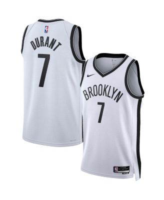 Men s and Women s Nike Kevin Durant White Brooklyn Nets Swingman Jersey Association Edition Macy s