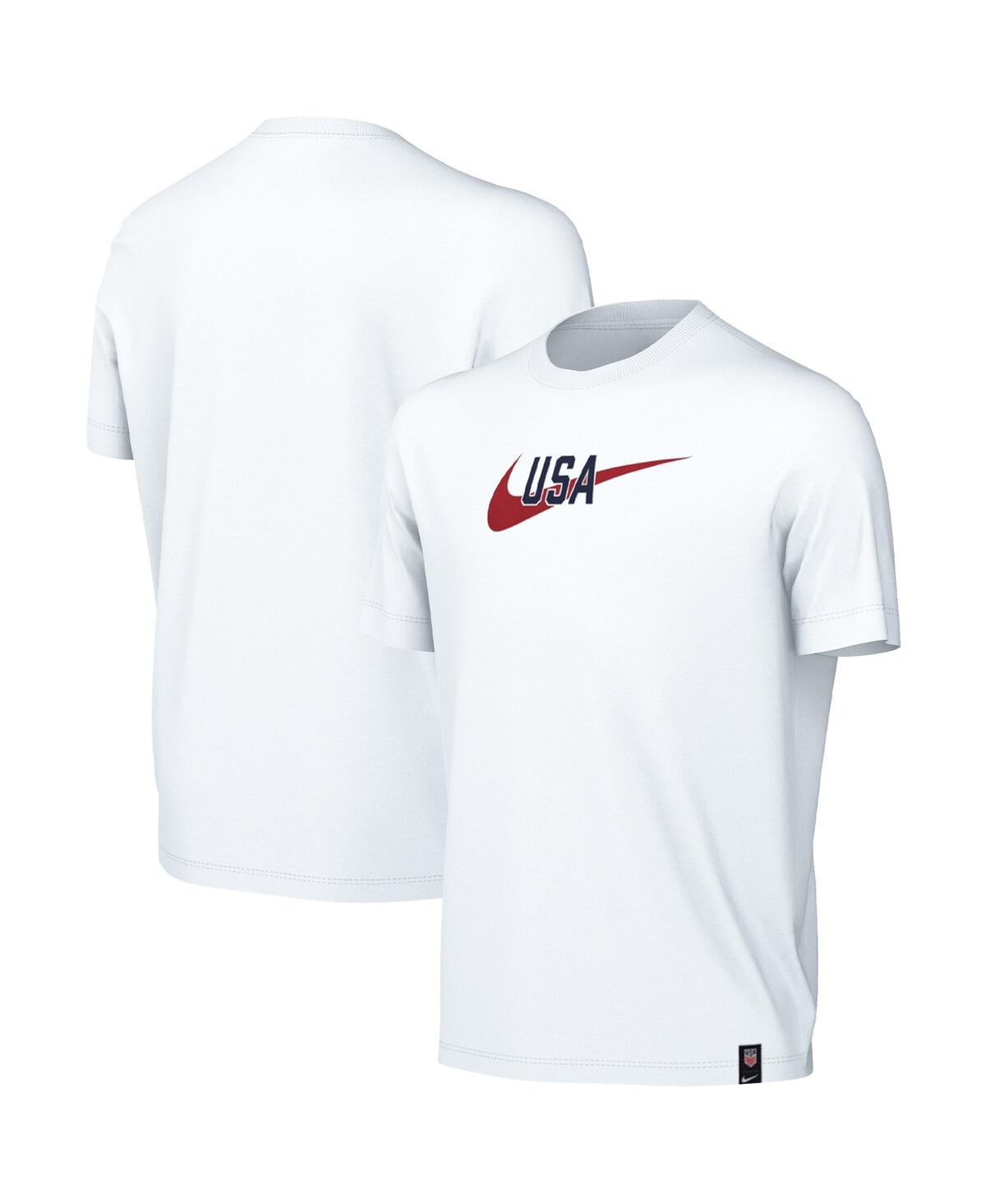 Big Boys and Girls NikeUsmnt Swoosh T-shirt - White