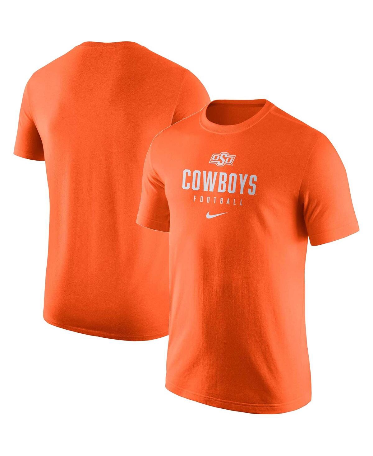 Shop Nike Men's  Orange Oklahoma State Cowboys Team Issue Performance T-shirt