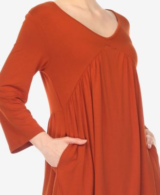 Women's Empire Waist Tunic Top