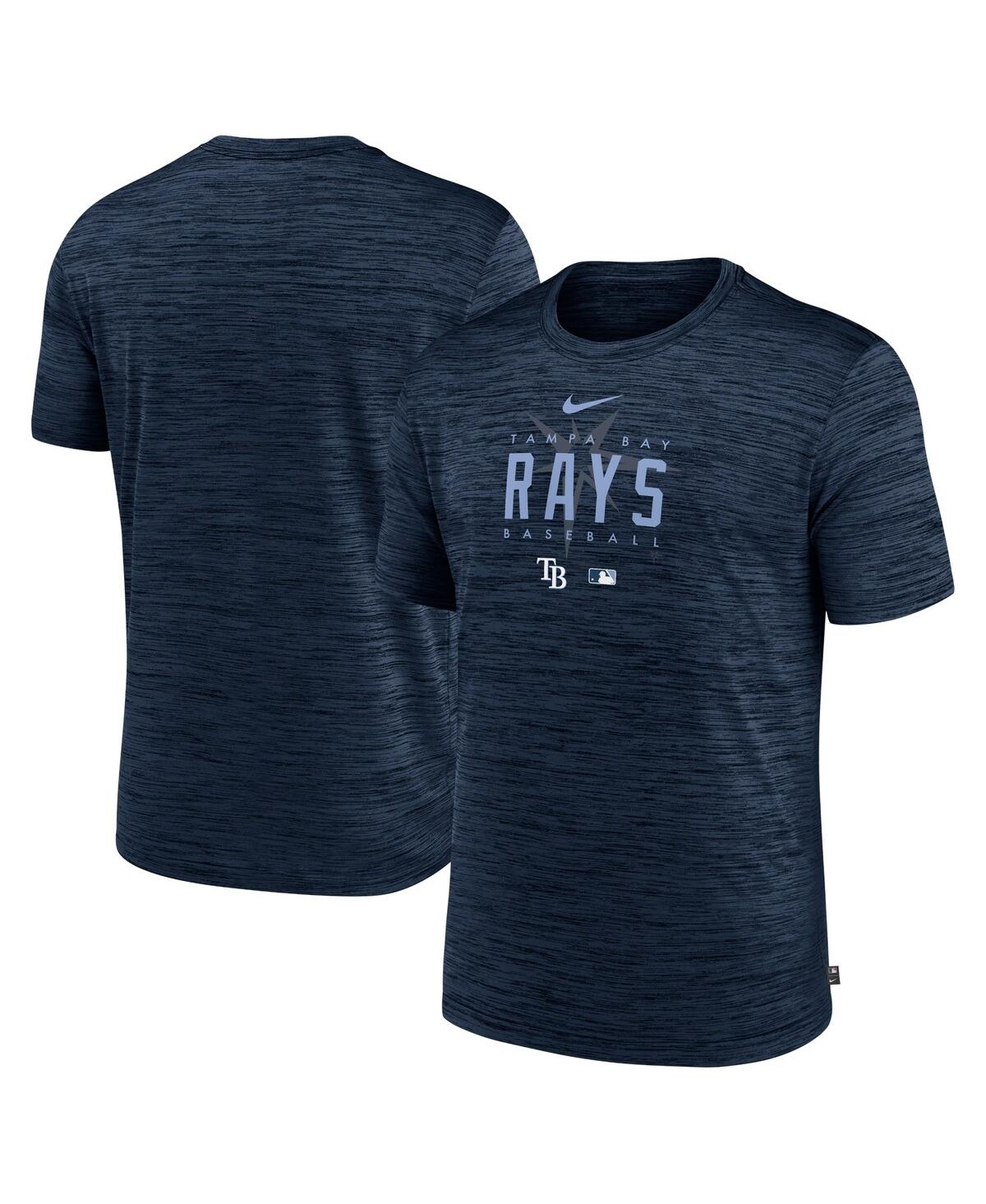 Men's NikeTampa Bay Rays Authentic Collection Velocity Performance Practice T-shirt - Navy