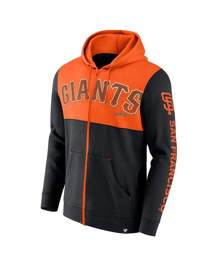 Fanatics Men's Black San Francisco Giants Walk Off Fleece Full-Zip ...
