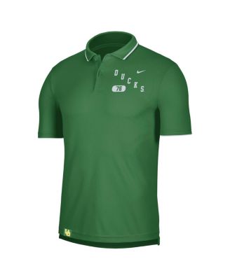 Men's Green Oregon Ducks Wordmark Performance Polo Shirt