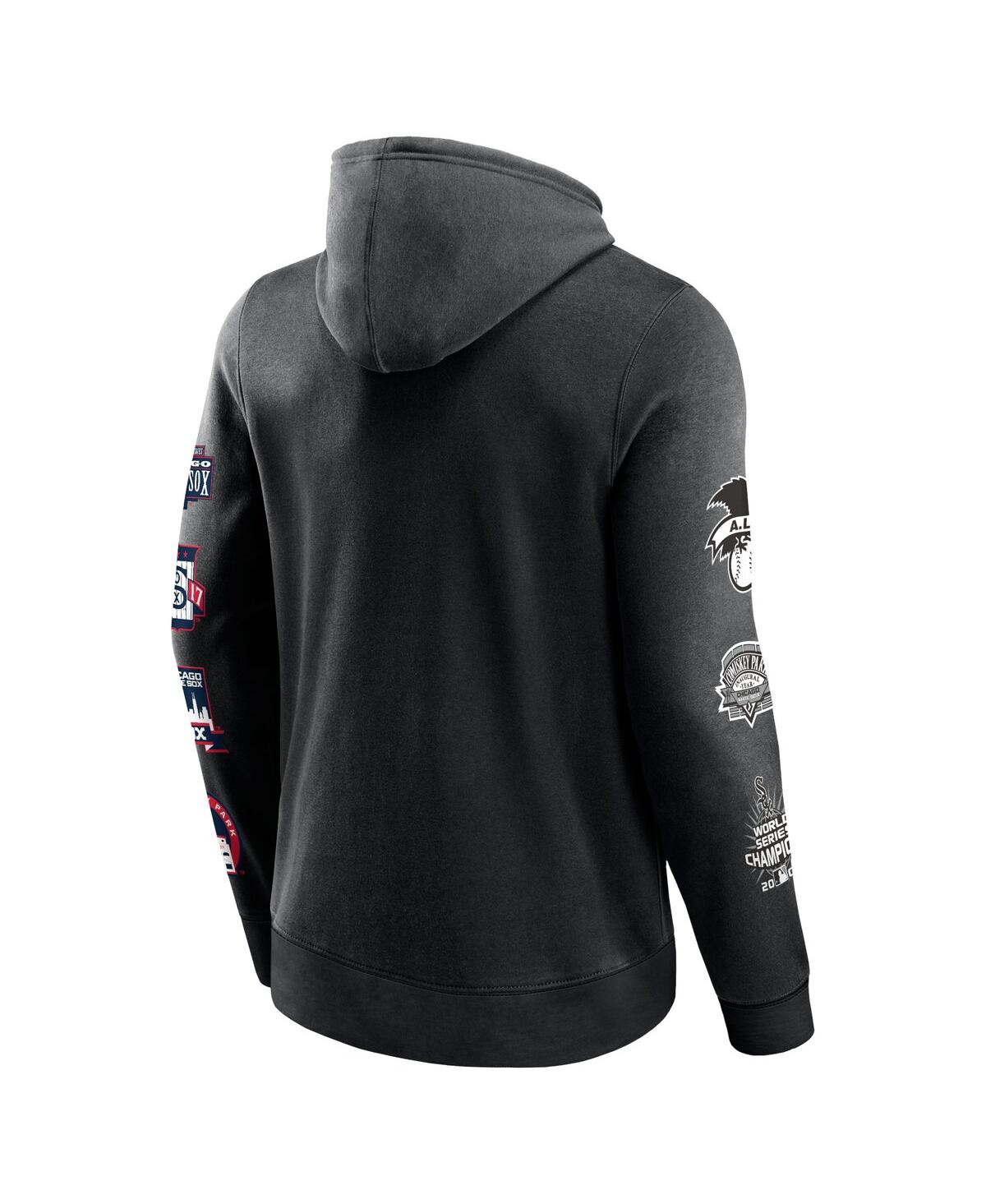 Shop Fanatics Men's  Black Chicago White Sox Extra Innings Pullover Hoodie