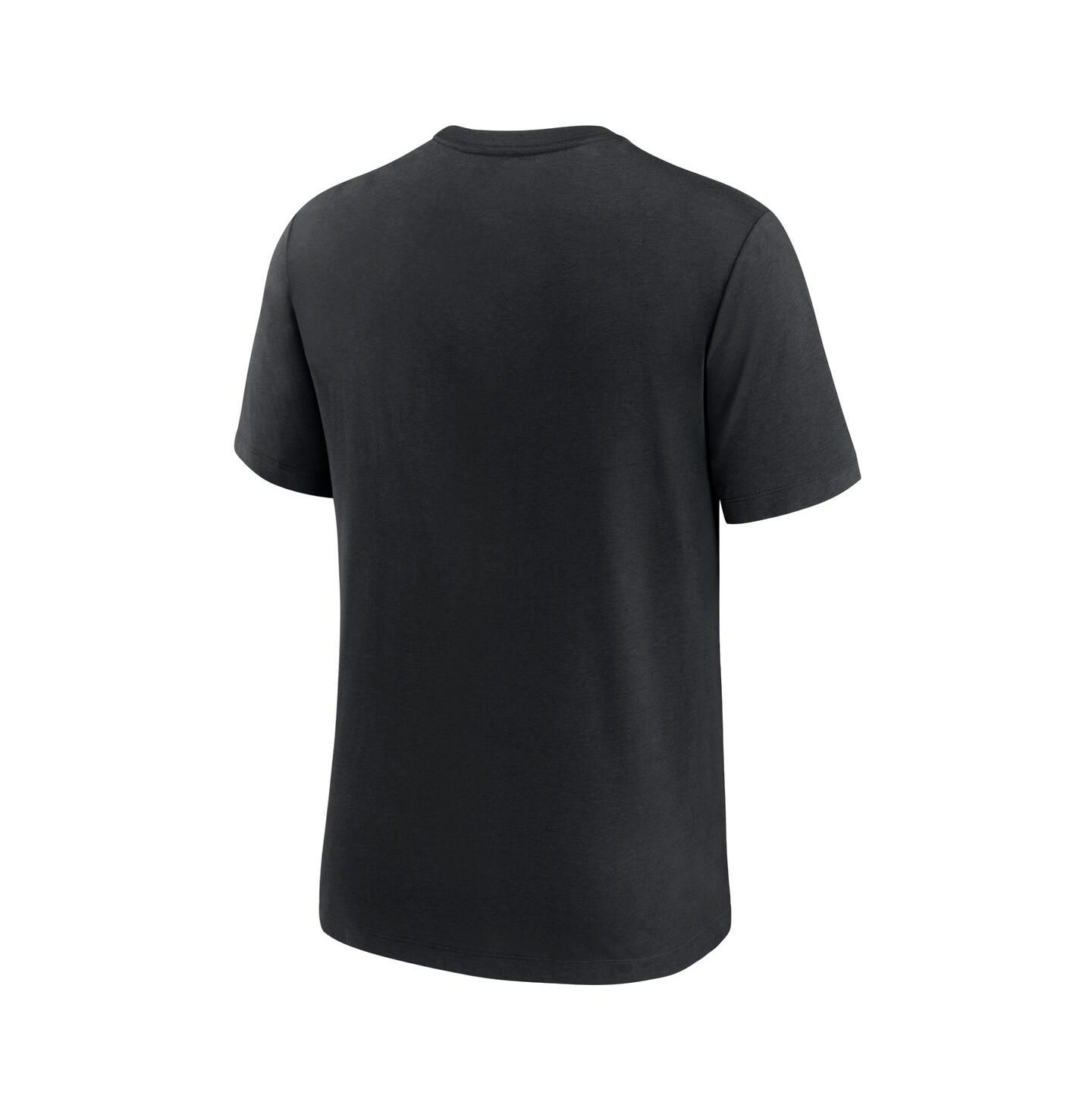 Мужская футболка Nike Black New Orleans Saints Rewind Playback Logo Tri-Blend — фото 4