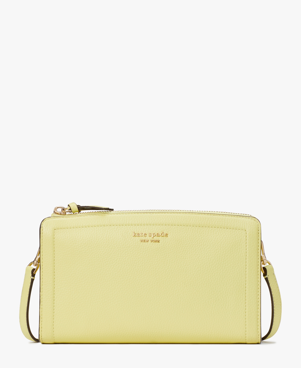 Kate Spade Knott Pebbled Leather Crossbody In Suns Out