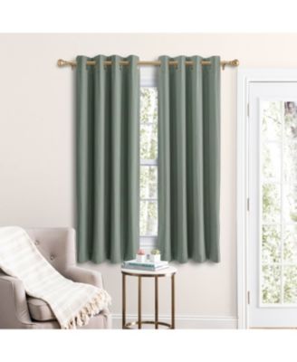 Grand Pointe Grommet Panel w/Wand Curtain 54"W x 45"L