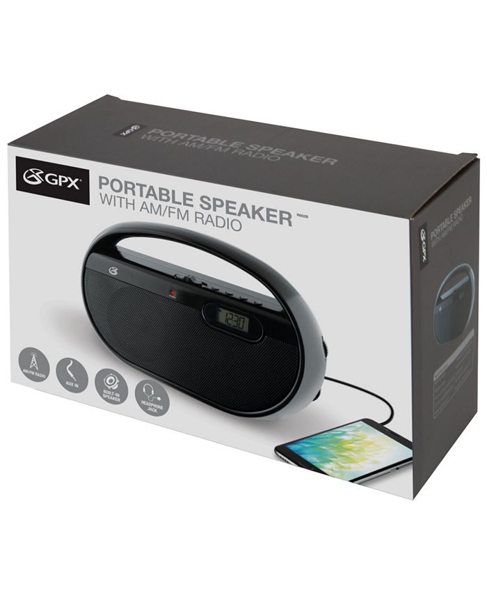 GPX AM and FM Radio with Digital Clock Macy's