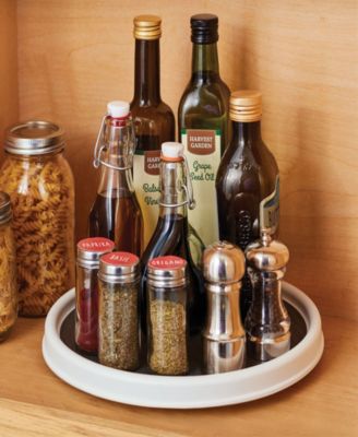 12" Basics Non-Skid Pantry Cabinet Lazy Susan Turntable