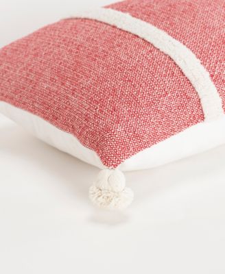 Modern Strip Lumbar Decorative Pillow, 14" x 26"