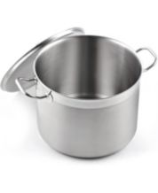 Cooks Standard 18/10 Stainless Steel Stockpot 12-Quart, Classic Deep  Cooking Pot Canning Cookware with Stainless Steel Lid, Silver