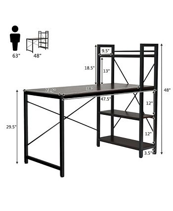 Costway 47.5 computer desk sales