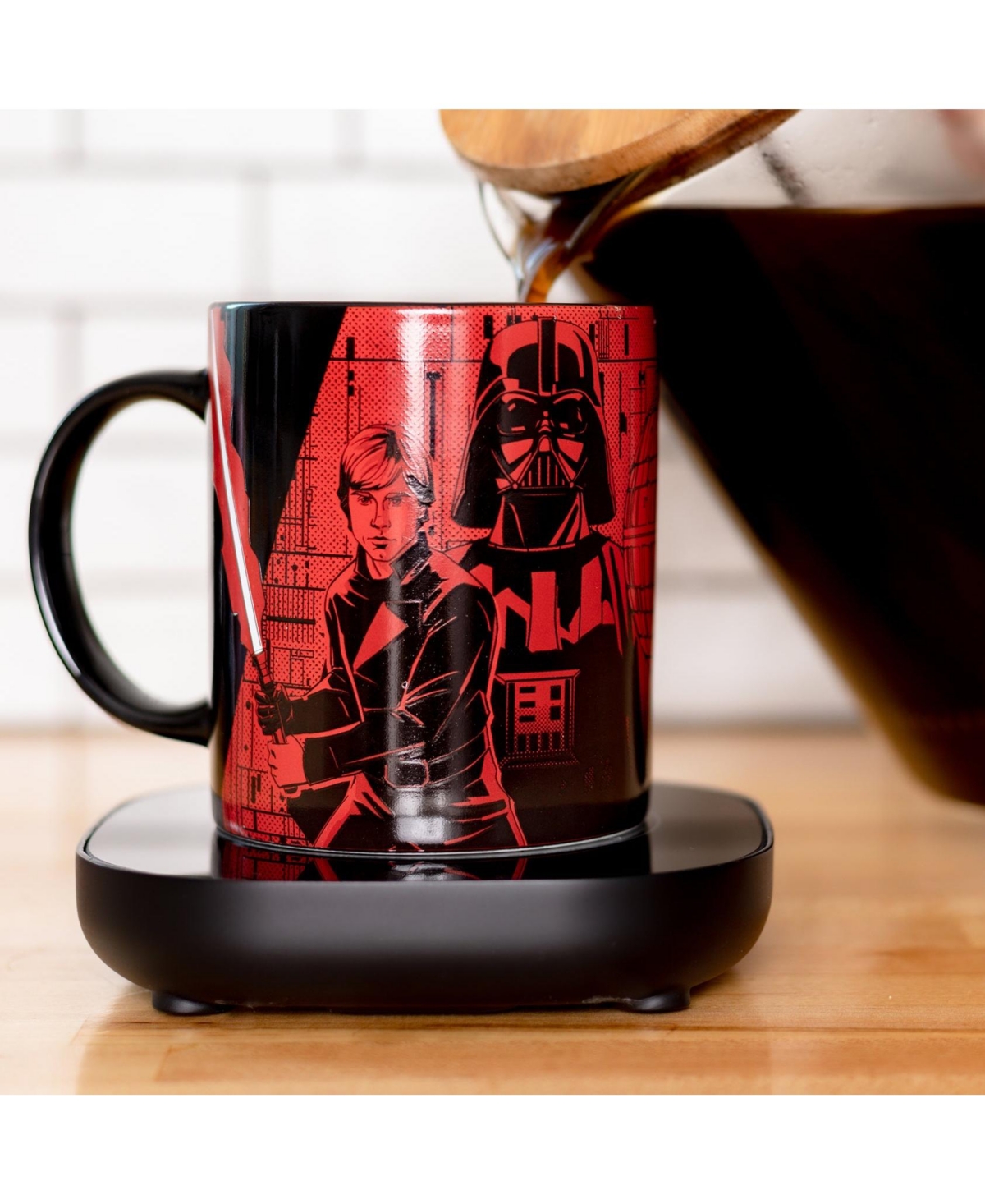 Uncanny Brands Star Wars Return Of The Jedi 40th Anniversary Mug Warmer - Keeps Your Favorite Beverage Warm - Auto  In Multicolored