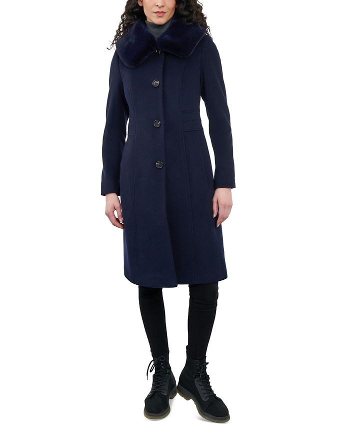 Women s Single Breasted Cashmere Blend Coat