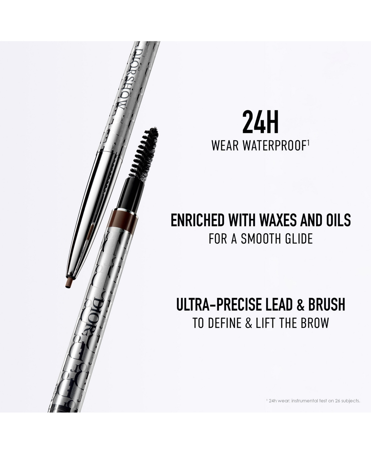 Shop Dior Show Brow Styler Eyebrow Pencil In Dark Brown