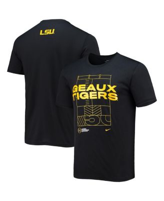 Men's Nike Black LSU Tigers Geaux Tigers National Championship Legend 2 ...