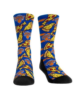 Men's Rock 'Em Socks New York Knicks New York Style Pizza Crew Socks - Macy's