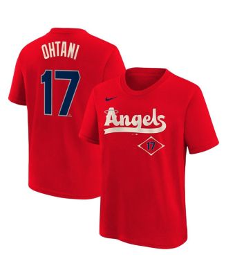 Women's Shohei Ohtani Los Angeles Angels Red 2022 City Connect Name &  Number T-Shirt