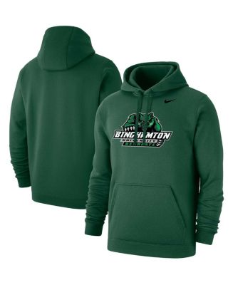 Nike Men's Green Binghamton Bearcats Club Fleece Pullover Hoodie - Macy's