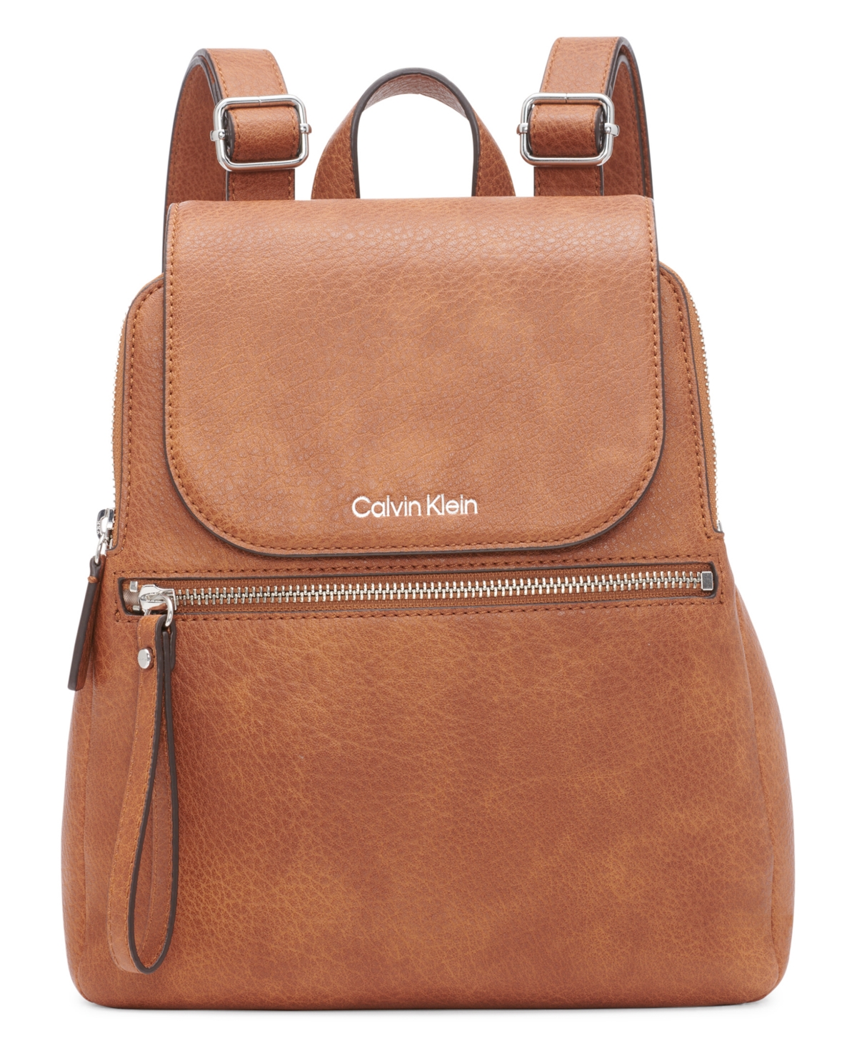 Calvin Klein Reyna Backpack In Caramel/silver