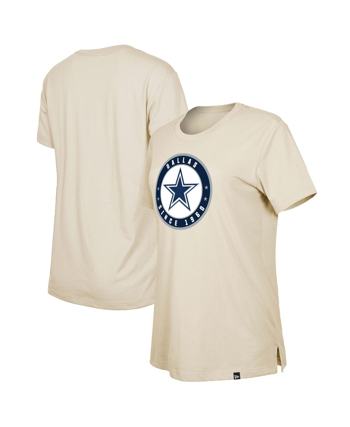 Women's New EraDallas Cowboys 2023 Nfl Draft T-shirt - Cream