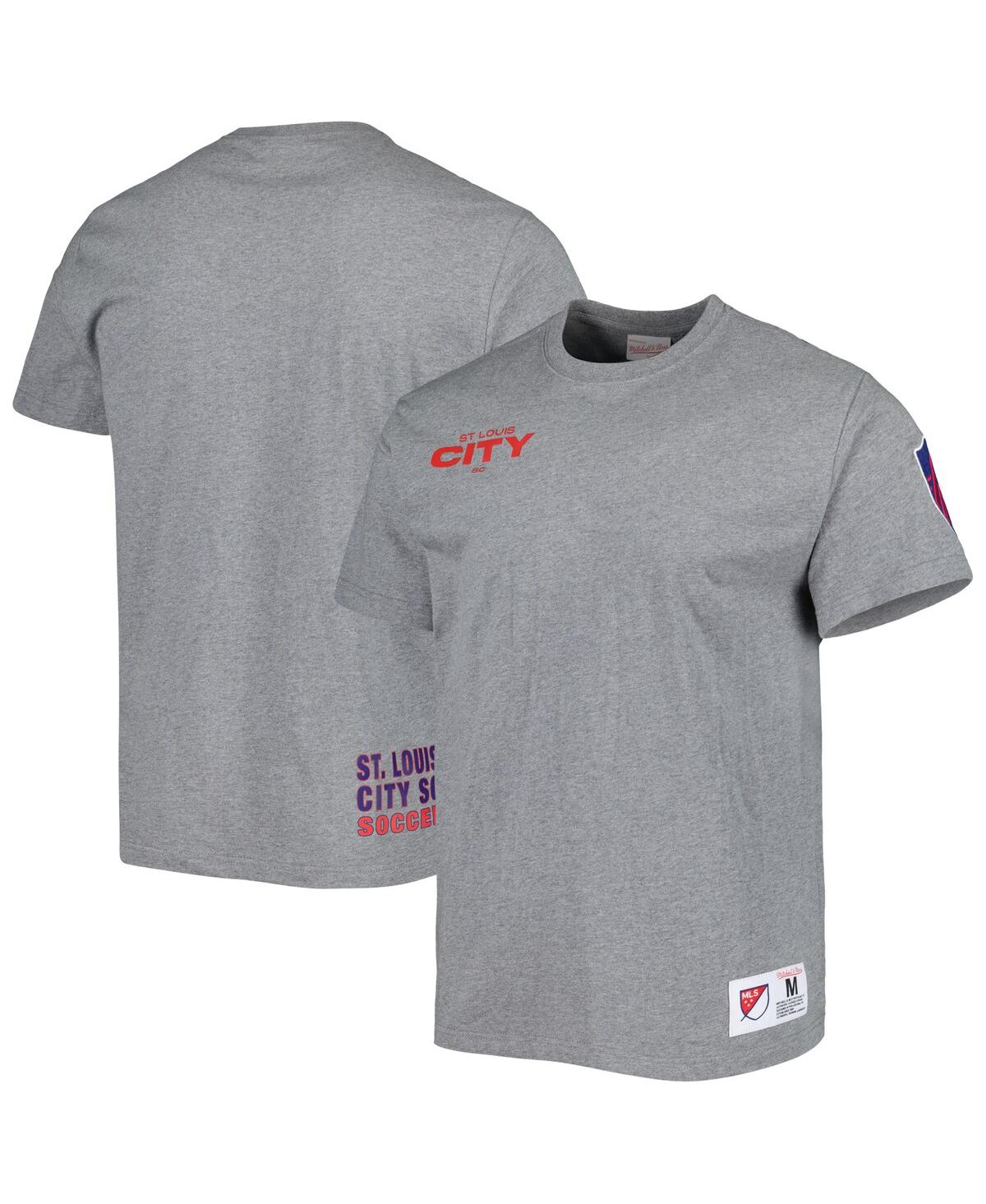 Mitchell & Ness Men's  Gray St. Louis City Sc City T-shirt In Gray