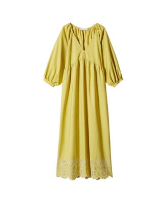 Women's Puffed Sleeves Dress