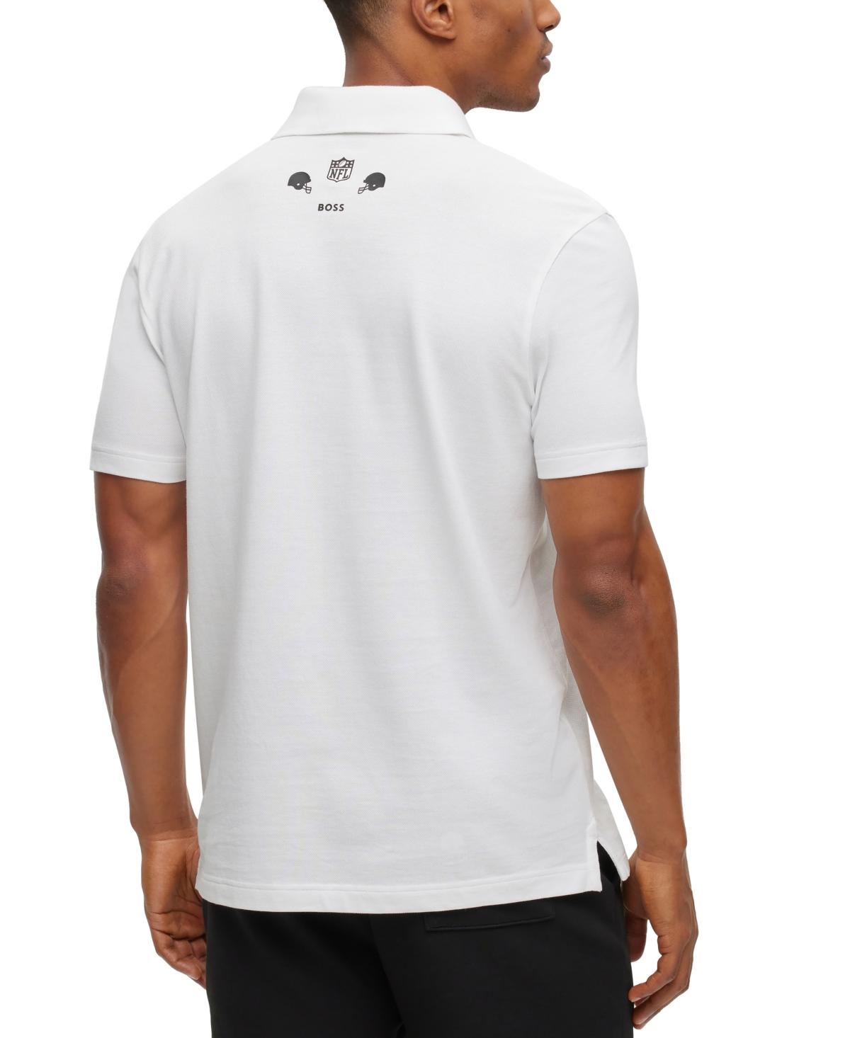 Boss by Hugo Boss Boss by Hugo Boss x Nfl Men's Polo Shirt Collection - Las Vegas Raiders - White