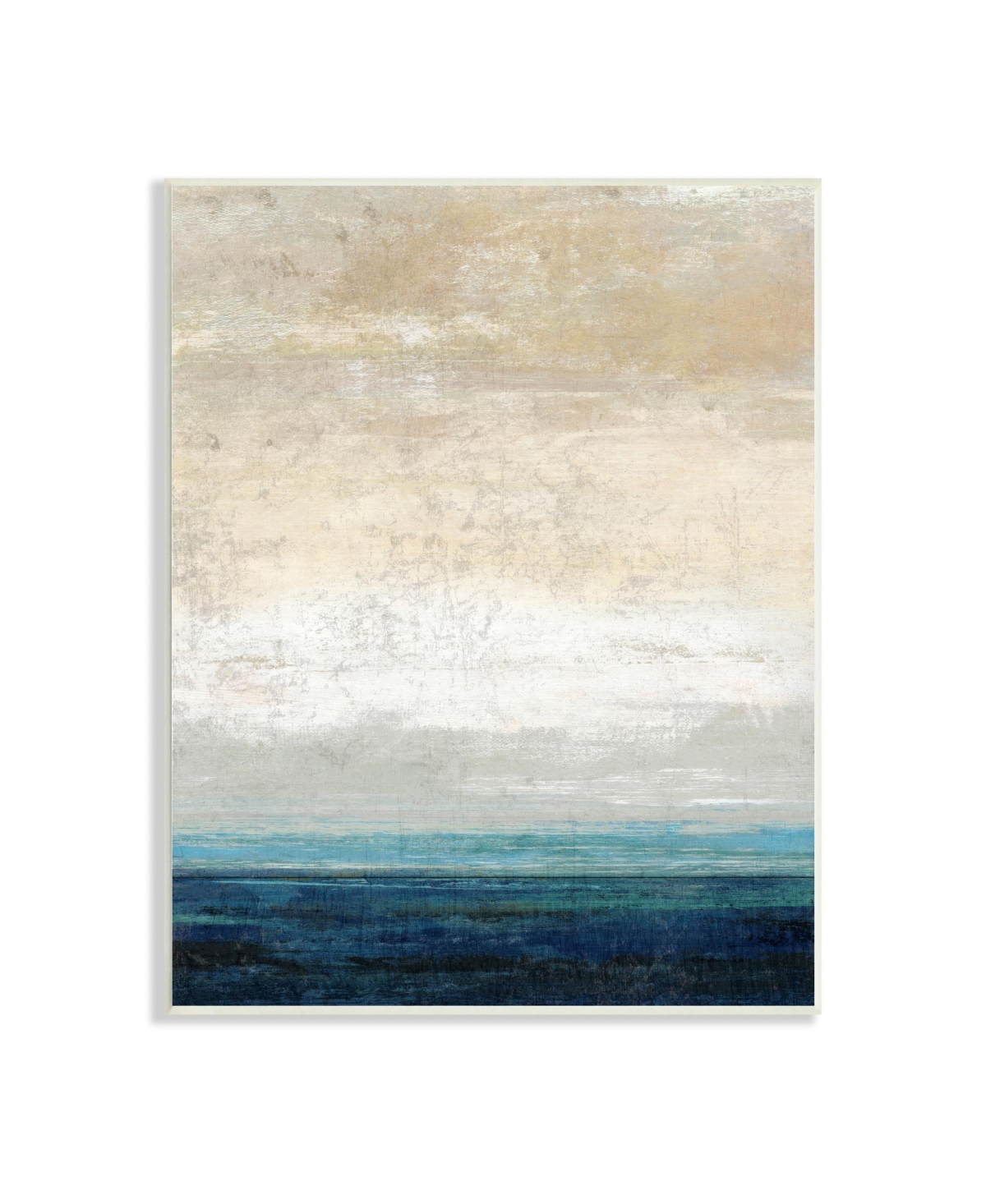 Stupell Industries Sea Horizon Abstract Sky Wall Plaque Art, 10" X 15" In Multi-color