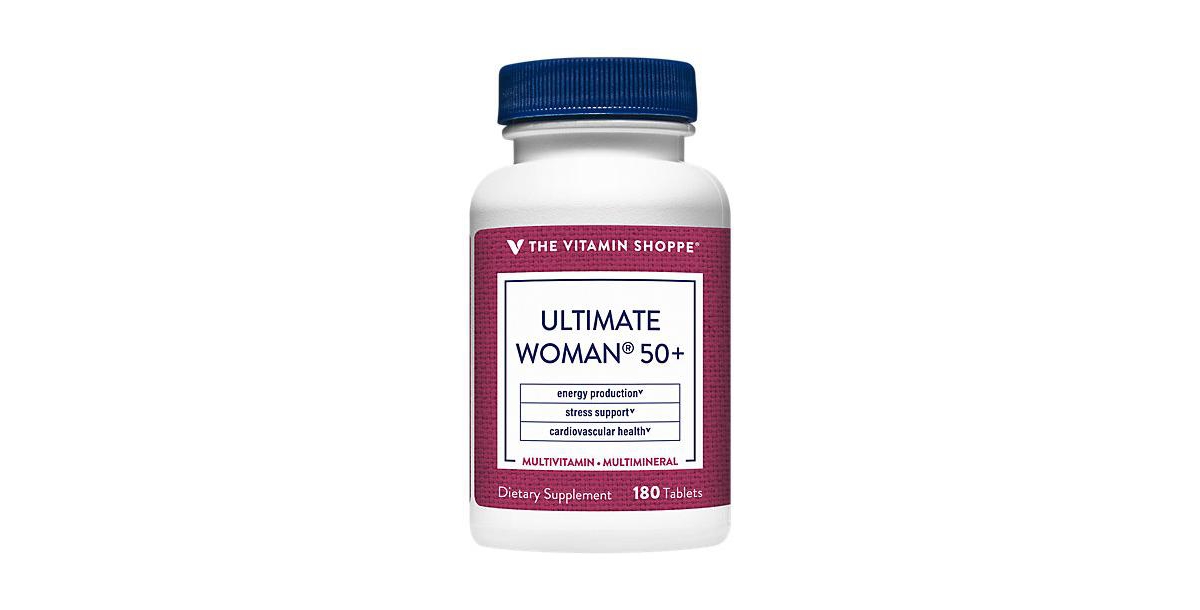 Ultimate Woman 50+ Multivitamin & Multimineral - Energy Production, Stress, & Cardiovascular Health (180 Tablets)