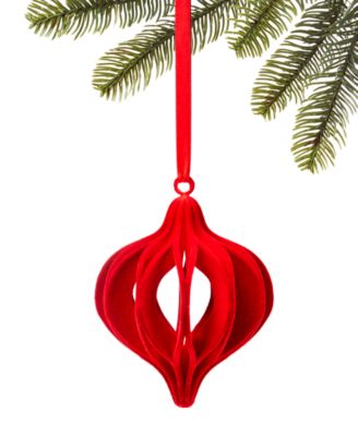 Holiday Lane - Ruby Red Holiday Cutout Onion Ornament