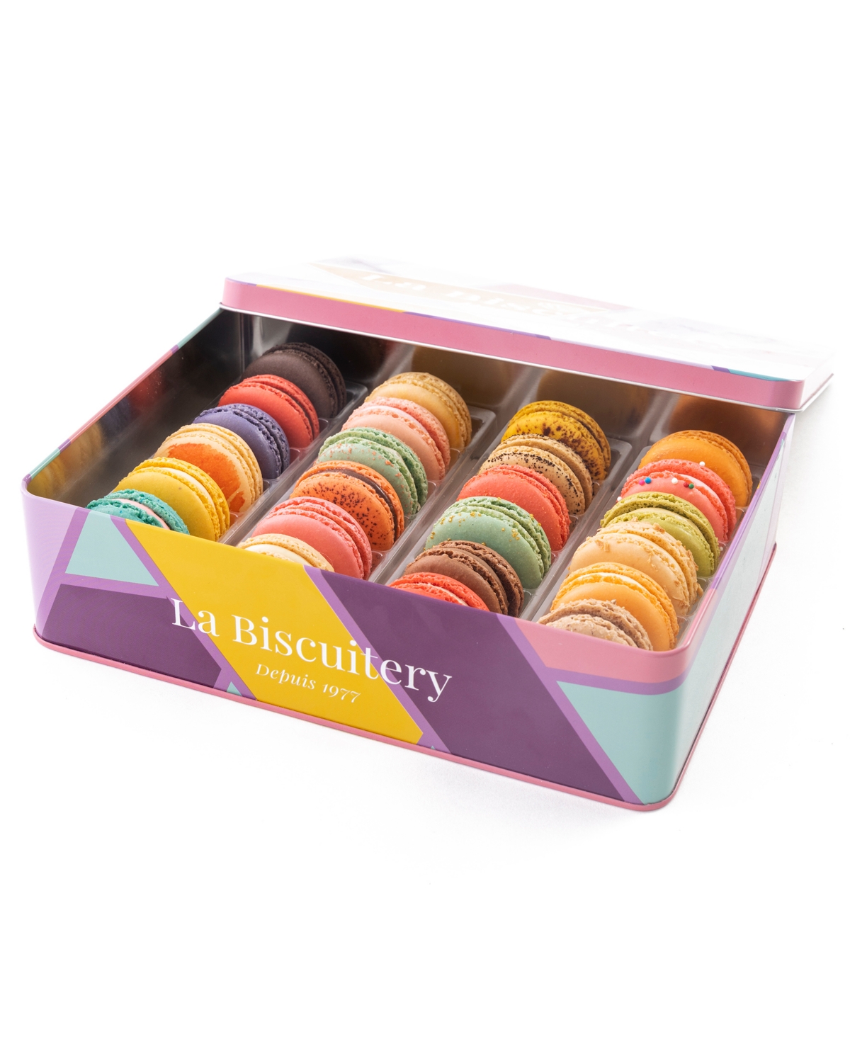 La Biscuitery The Discovery Box Of 24 Macarons In No Color
