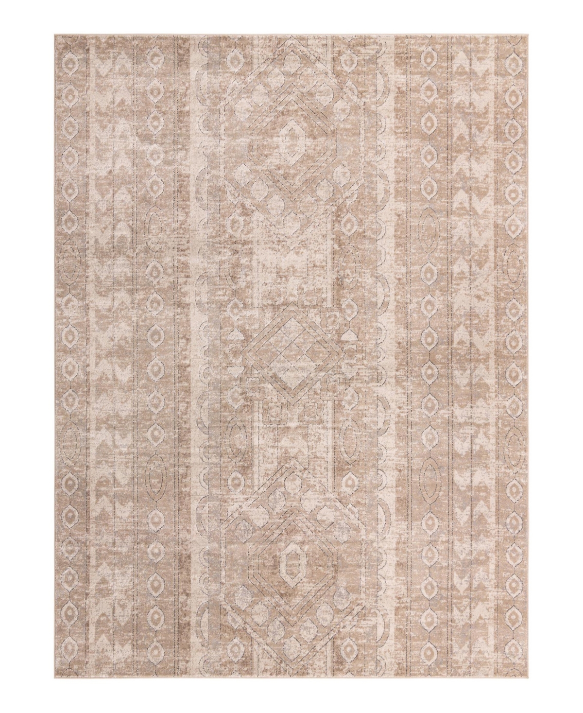 Bayshore Home Wheeler Wlr-06 5' X 8' Area Rug In Ivory