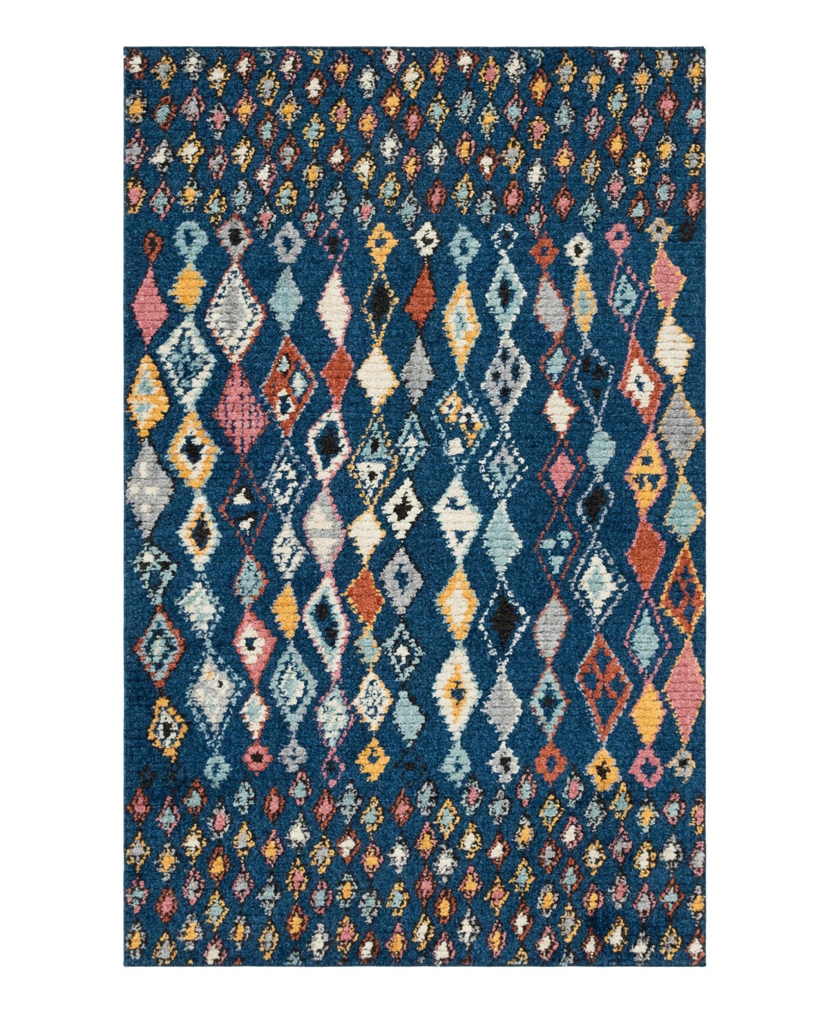 Bayshore Home Tangier Tng-04 5' X 8' Area Rug In Navy