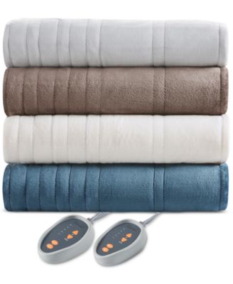 Luxury Plush Heated Blanket, Full, Exclusively at Macy’s