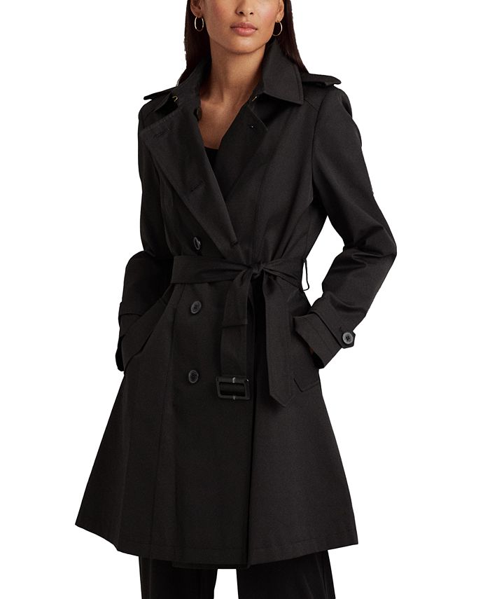 Lauren ralph lauren online belted trench coat