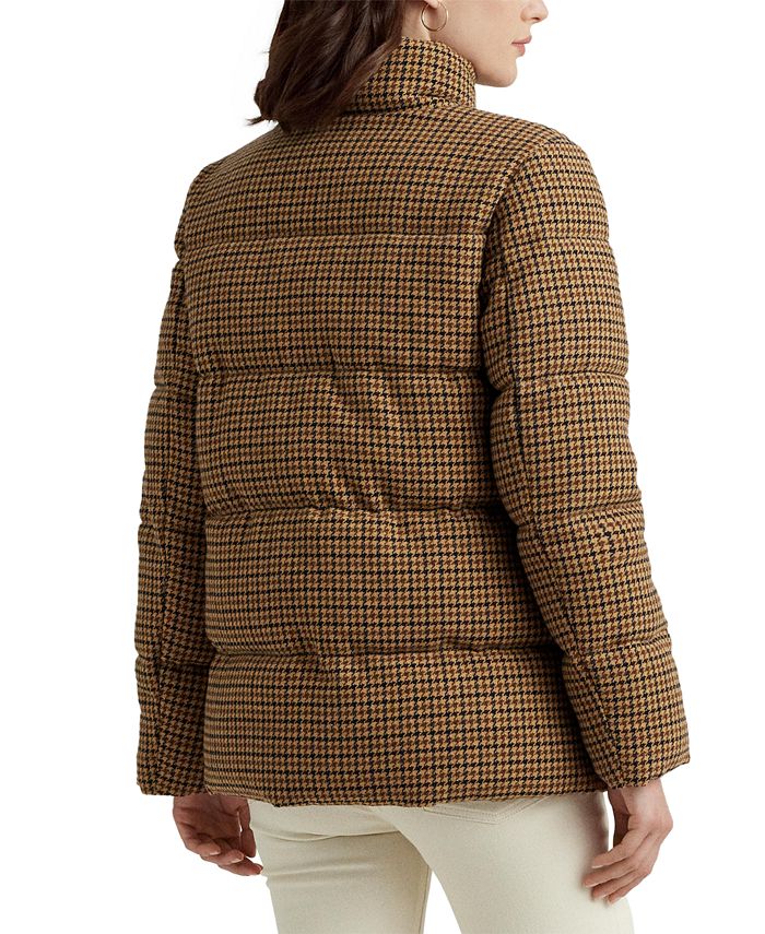 Lauren Ralph Lauren Women's Printed Crest Puffer Coat - Macy's
