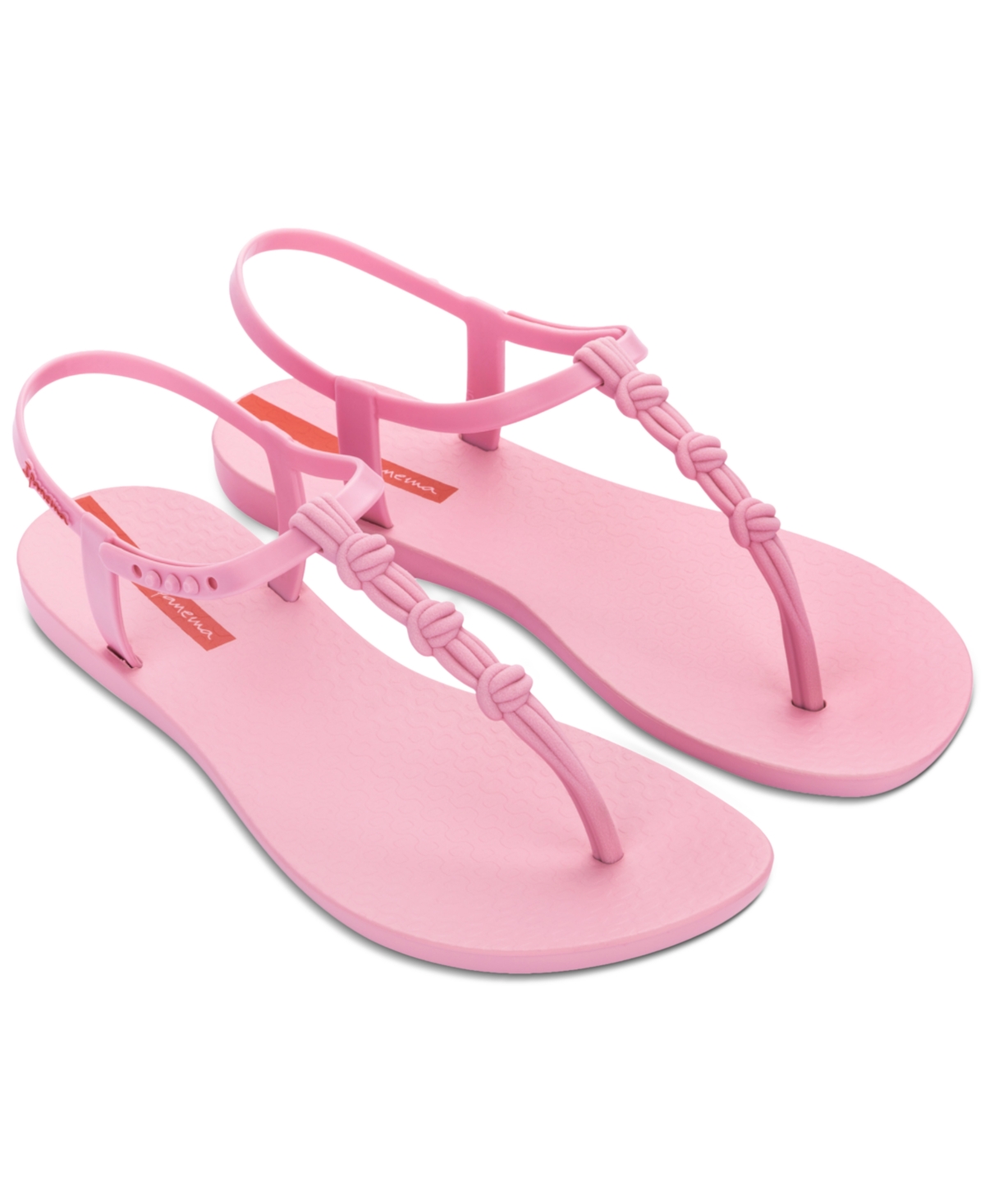 Link T-Strap Slingback Thong Sandals - Pink