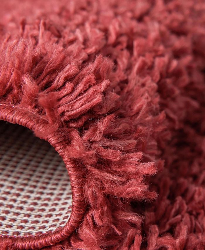 Bayshore Home Canton Shag Solid 8' x 10' Area Rug Macy's